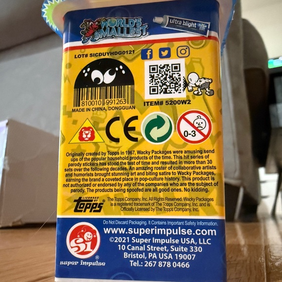 Wacky Packages 3D Minis by Topps Series 1-3 Mini Brands Series 3 Collectible Set - Picture 5 of 6